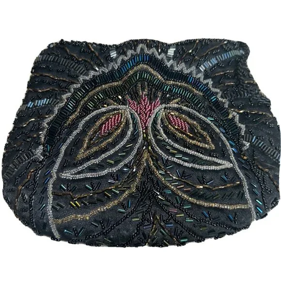 Collection of 7 Small Beaded Purses Fancy Formal Cocktail Wedding Prom - Picture 3 of 15